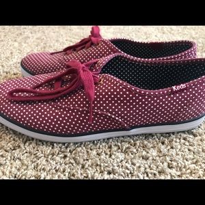 Red Polka dot Keds